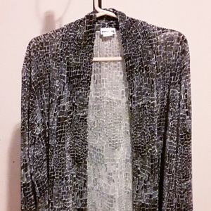 TICKETS WOMEN'S LONG SLEEVE JACKET BLOUSE. SIZE 2X